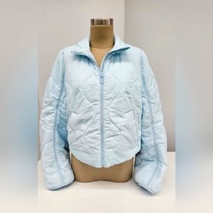 Quilted Light Insulation Cropped Jacket sz 8